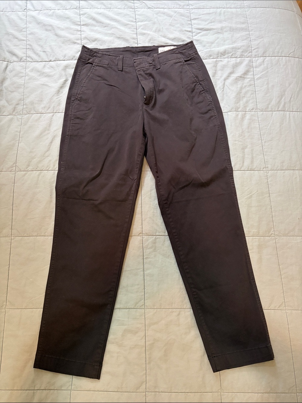 GAP Women’s Dark Gray Slate Chino Pants